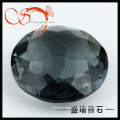 transparent black round glass beads GLRD105
